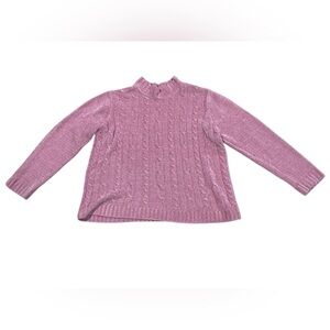 Soft Pink Sparkle Knit Sweater